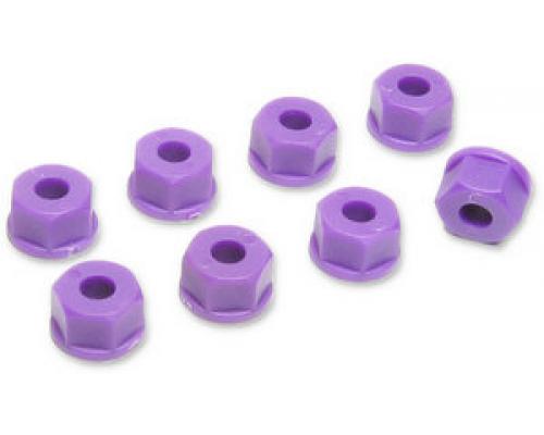 RPM70848 8-32 (4mm) Nylon Nuts Purple