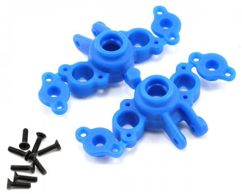 RPM73165 Blue Axle Carriers for the Traxxas 1/16th