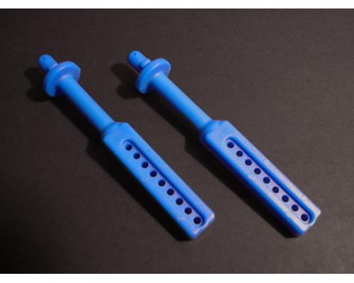 RPM80175 T/E-Maxx Long Body Mounts  Blue