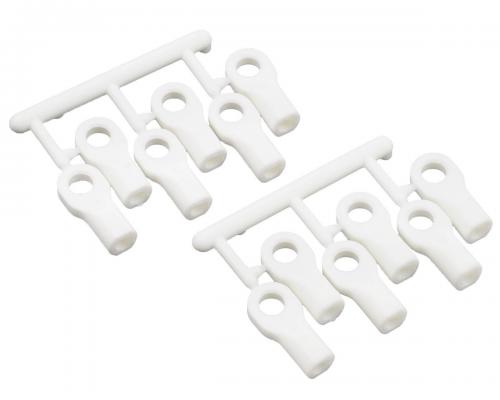 RPM80471 Traxxas Short Rod Ends  Dyeable White