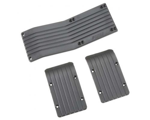 RPM80772 T-Maxx & E-Maxx Three Piece Skid Plate Set  Black