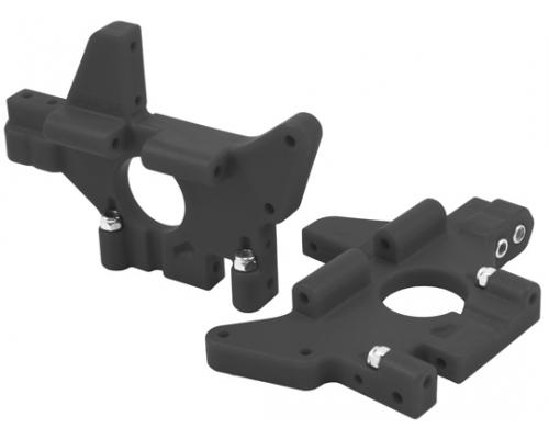 RPM81072 Rear Bulkheads for the Traxxas T-Maxx & E-Maxx Black