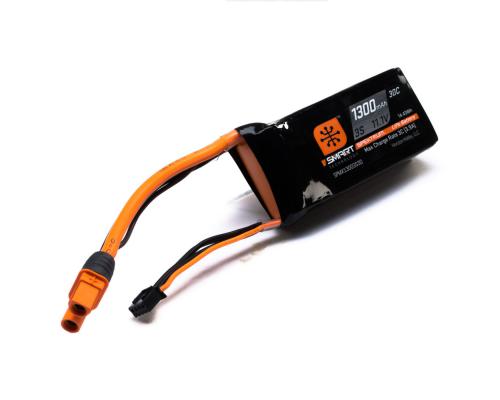 Spektrum 1300 mAh 11.1V 3S 30C Smart LiPo, IC3 (SPMX13003S30)