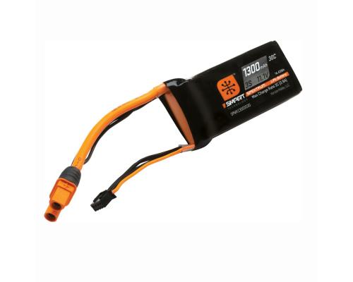 Spektrum 1300mAh 11.1V 3S Smart LiPo Battery 30C IC3 (SPMX13003S30M)