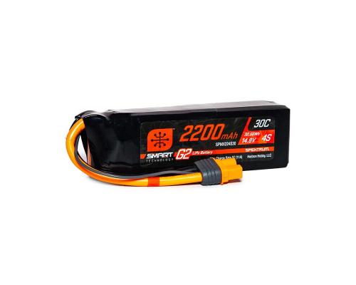 Spektrum 2200mAh 4S 14.8V 30C Smart LiPo G2: IC3 SPMX224S30