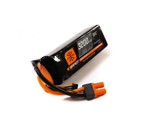 Spektrum 3200mAh 6S 30C 22.2V Smart LiPo Battery, IC5 (SPMX32006S30)