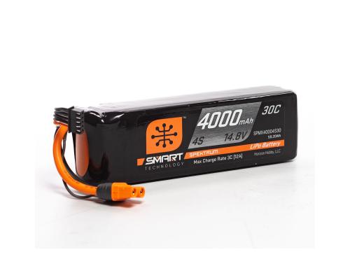 4000 mAh 4S 14,8 V Smart LiPo-batterij 30C, IC3, SPMX40004S30