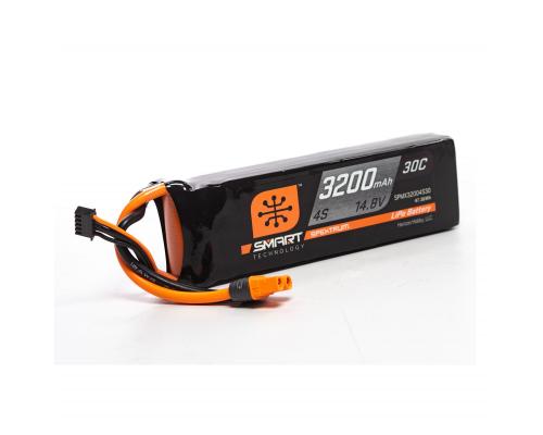 Spektrum 3200mAh 14.8V 4S 30C Smart LiPo-batterij, IC3 SPMX32004S30