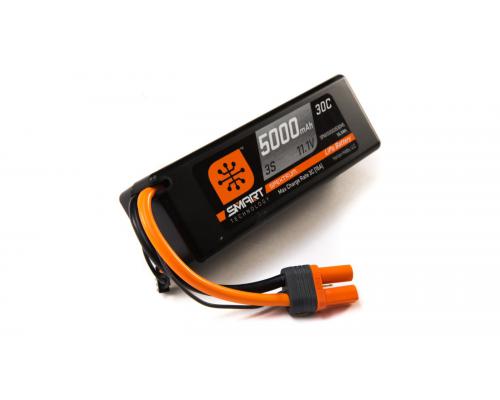 Spektrum 5000mah 3S 11.1V Smart LiPo 30C; Hardcase, IC5 (SPMX50003S30H5)