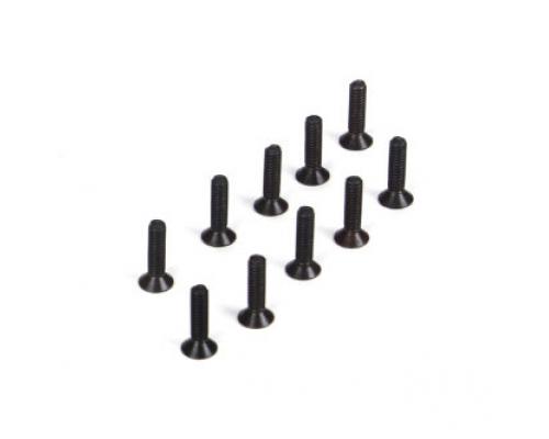 TLR5958 Flat Head Screws, M2 x 8mm (10) by Team Losi Racing