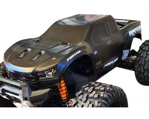 TMT Body onbreekbaar zwart incl. Sticker voor TRX XMAXX 8S