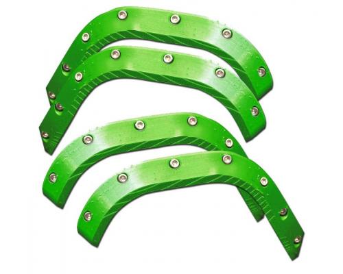TMT Spatbordverbreders groen (incl. schroeven) voor TRX Wide-Maxx