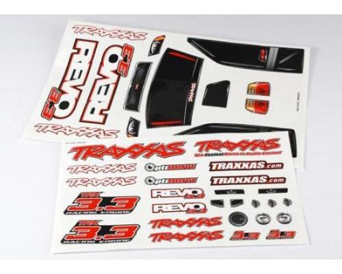 Traxxas TRX5313R Sticker vellen Revo 3.3