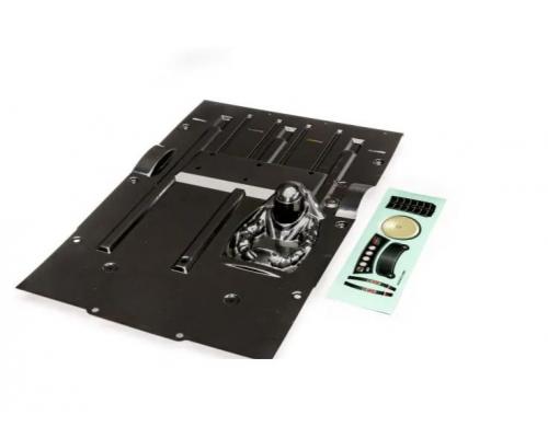 Traxxas TRX10425 Interior, Slash Late Model (black)/ decal sheet