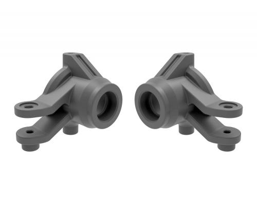 Traxxas TRX10736-GRAY Steering blocks, left & right (gray)