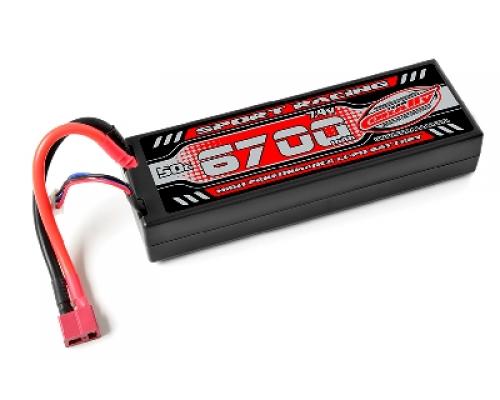 6700Mah - 2S - 7,4V - T-Plug - Hard Case Team Corally - Sport Racing 50C