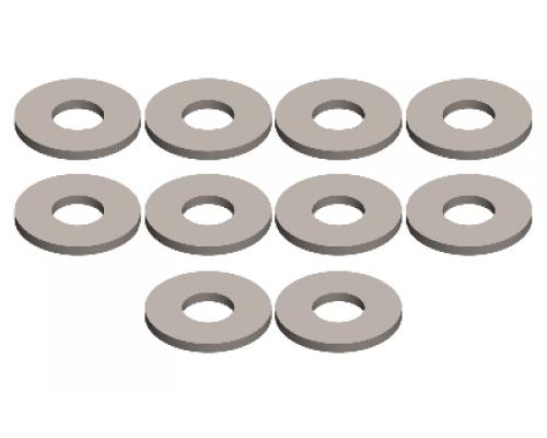 C-00180-190 Shock Washer - 2.5x6x0.5mm - Steel - 10 pcs