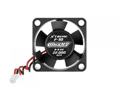 ESC Ultra High Speed Cooling Fan 30mm - 6v-8,4V - Dual ball bearings - ESC connector