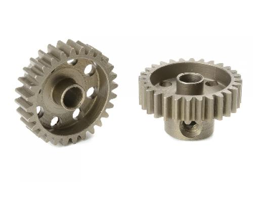 48 DP Motortandwiel - Kort - Gehard staal - 28 Tanden - Motoras dia. 3.17mm