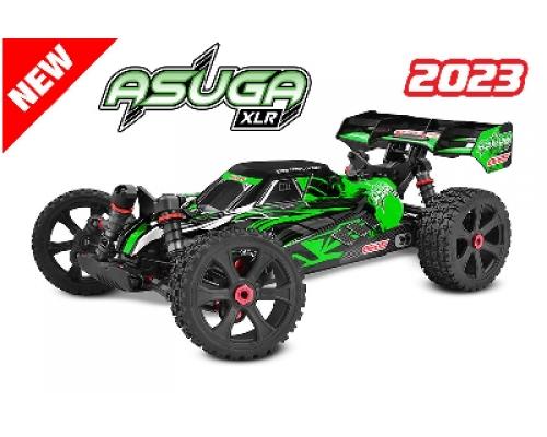 Team Corally - ASUGA XLR 6S - RTR - Groen - Brushless Power 6S - Geen batterij - Geen oplader C-0028