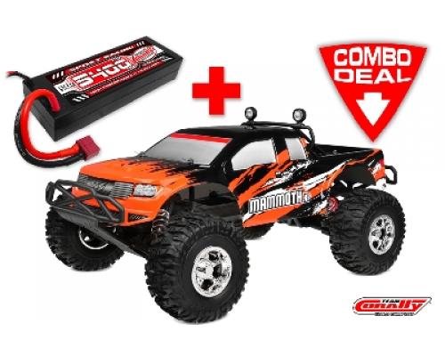 Team Corally MAMMOTH XP Combo met LiPo Battery TC Power Racing 50C 2S 5400mAh