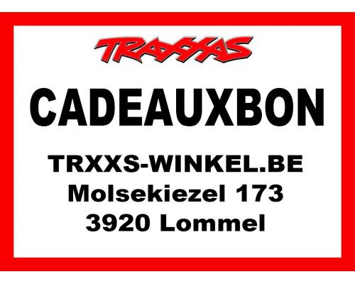 Traxxas Cadeauxbon te besteden bij TRXXS-Winkel.BE van  50,-