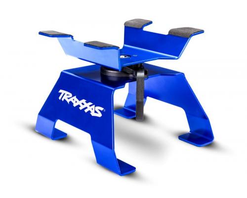 TRAXXAS RC CAR/TRUCK STAND, X-TRUCKS, BLUE TRX8797-BLUE