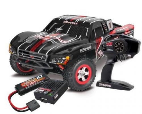 TRAXXAS SLASH 1/16 4X4 USB, BLACK TRX70054-8BLK