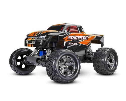 TRAXXAS STAMPEDE 1/10 SCALE MONSTER TRUCK TQ 2.4GHZ INCL. ACCU EN USB-C LADER ORANGE TRX36054-8ORNG