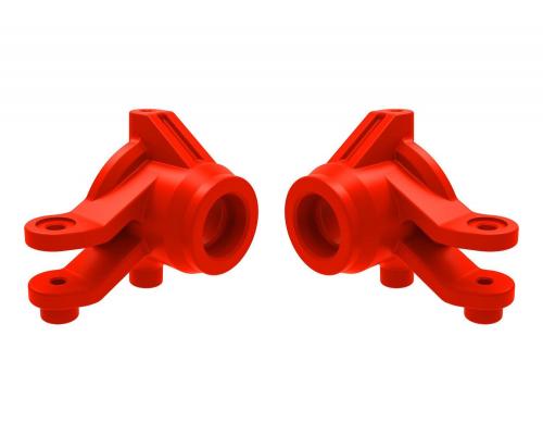 Traxxas TRX10736-RED Steering blocks, left & right (red)