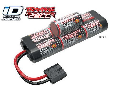 5000mAh NiMH 7C 8.4V  Hump met ID TRX2961X