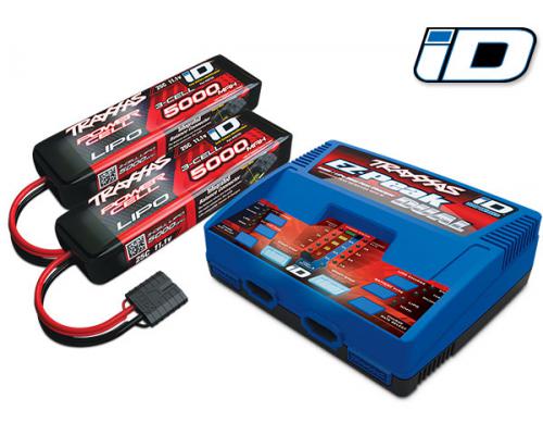 Traxxas TRX2990GX Dubbele Intelligente Lader TRX2972 en 2 stuks TRX2872X