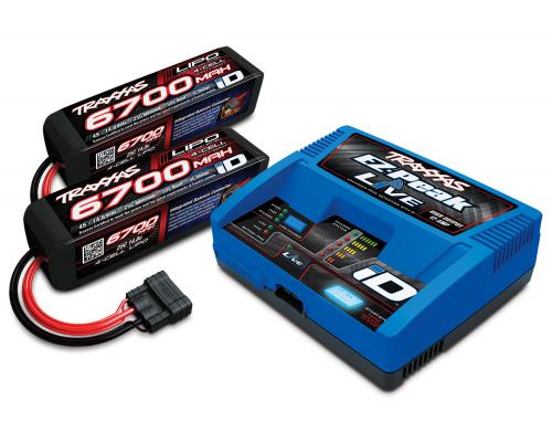 Traxxas TRX2993GX Intelligente Lader TRX2971 en 2 stuks TRX2890X