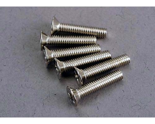 Traxxas TRX3179 Schroeven, 3x15mm verzonken (6)