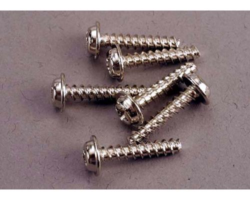 Traxxas TRX3288 Schroeven, 3x15mm kop met ring zelftappende (6)