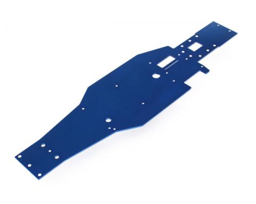 TRX4422 Chassis, lower (blue-anodized, T6 aluminum)