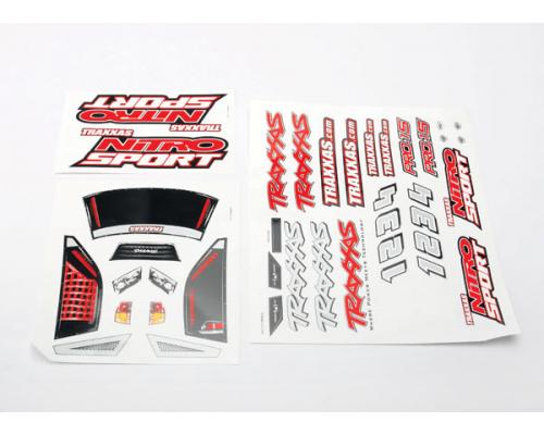 TRX4513R Sticker vellen, Nitro Sport