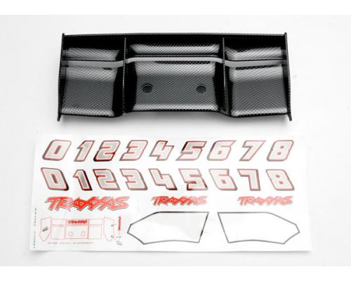 Traxxas TRX5446G Vleugel, Revo (Exo-Carbon finish)/ stickers