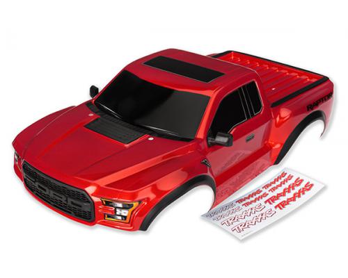 Traxxas TRX5826R Body, 2017 Ford Raptor, rood