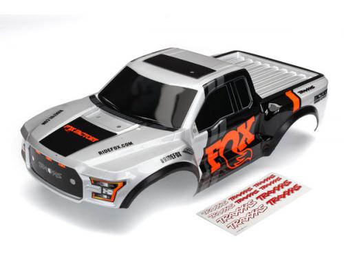 Traxxas TRX5826T Body, Ford Raptor, Fox (heavy duty) / emblemen