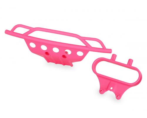 Traxxas TRX5835P Bumper, front / bumper montage, front (roze)