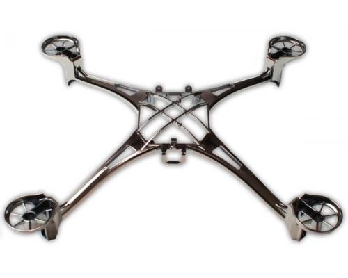 Traxxas TRX6623X Hoofdframe (Black Chrome)