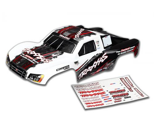 Traxxas TRX6848 Body, Slash 4X4, wit (2014 design)