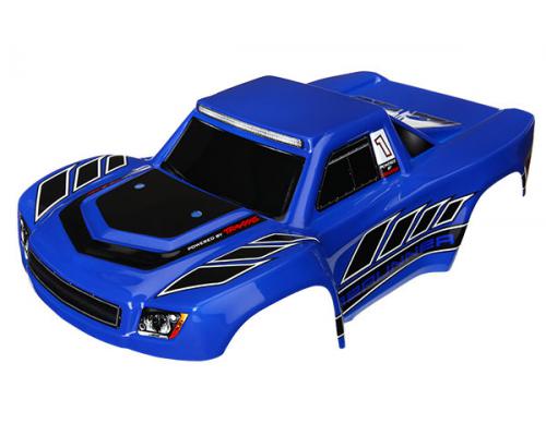 Traxxas TRX7618 Body, LaTrax Desert Prerunner blauw / stickers