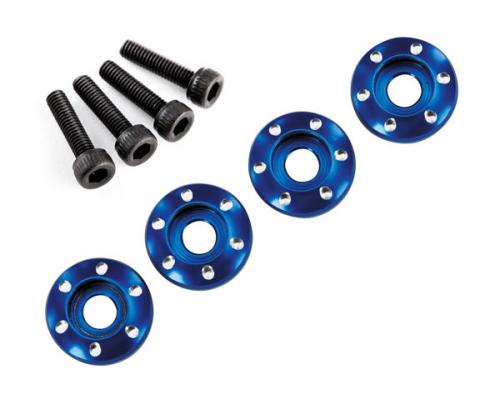 Traxxas TRX7668 Wielmoer sluitring, gefreesd aluminium