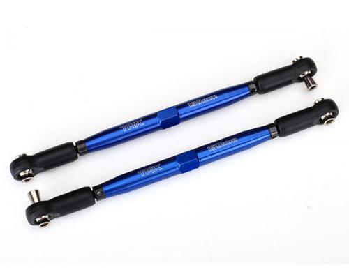 Traxxas TRX7748R Stuurstangen, X-Maxx (TUBES blauw-geanodiseerd, 7075-T6 aluminium, sterker dan tita