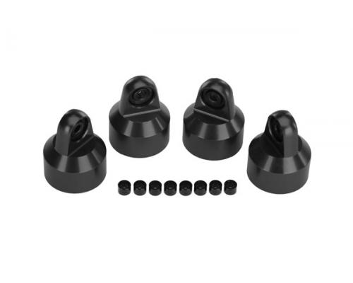 Traxxas TRX7764X Schokbreker caps, aluminum