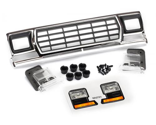 Traxxas TRX8070 Grill, Ford Bronco / grillvasthouders (3) / koplampbehuizing (2) / lens (2) (past op