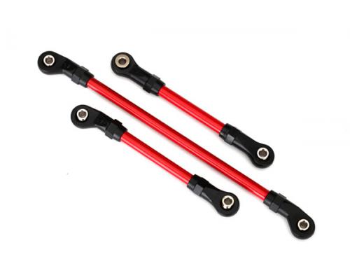 Traxxas TRX8146R Stuurverbinding, 5x117mm (1) / draglink, 5x60mm (1) / panhard-link, 5x63mm (rood ge