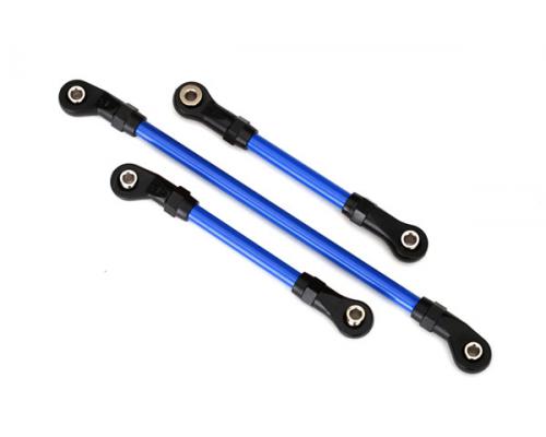 Traxxas TRX8146X Stuurverbinding, 5x117mm (1) / draglink, 5x60mm (1) / panhard-link, 5x63mm (blauw g